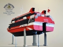 Boeing 929 Jet Foil Model Ship