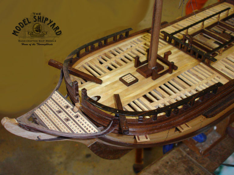 Plank on Frame Model Ship Forecastle The Model Shipyard